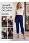 Women's High Waisted Cropped Suit Pants