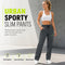 Women's Casual Athletic Pants with Zipper Pockets