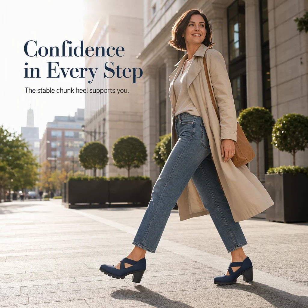Women's Cutout Crisscross Mary Jane Platform Heels