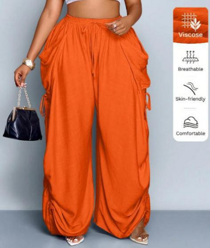 Women's Non-Binding Ultra-Soft Wide-Leg Lounge Pants with Pockets